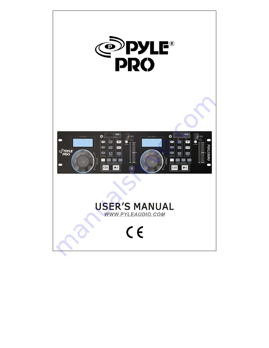 Pyle PDJ250U Скачать руководство пользователя страница 1