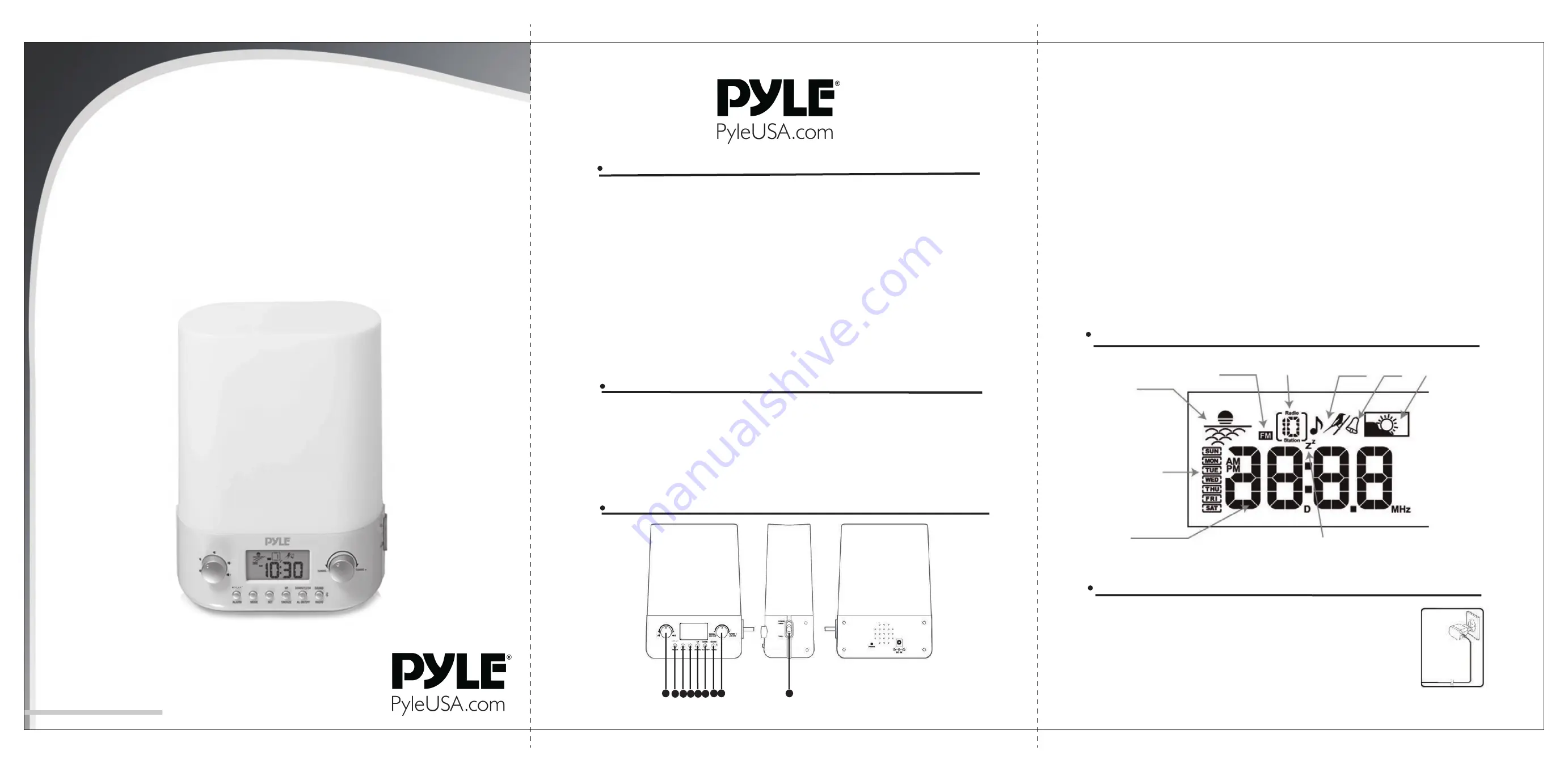 Pyle PILCR34BT Quick Start Manual Download Page 1