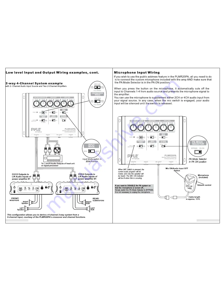 Pyle PLMR20PA Manual Download Page 6