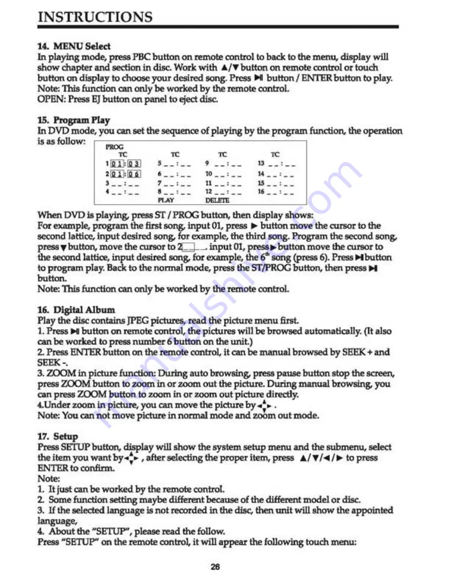 Pyle PLTS79BT Owner'S Manual Download Page 26