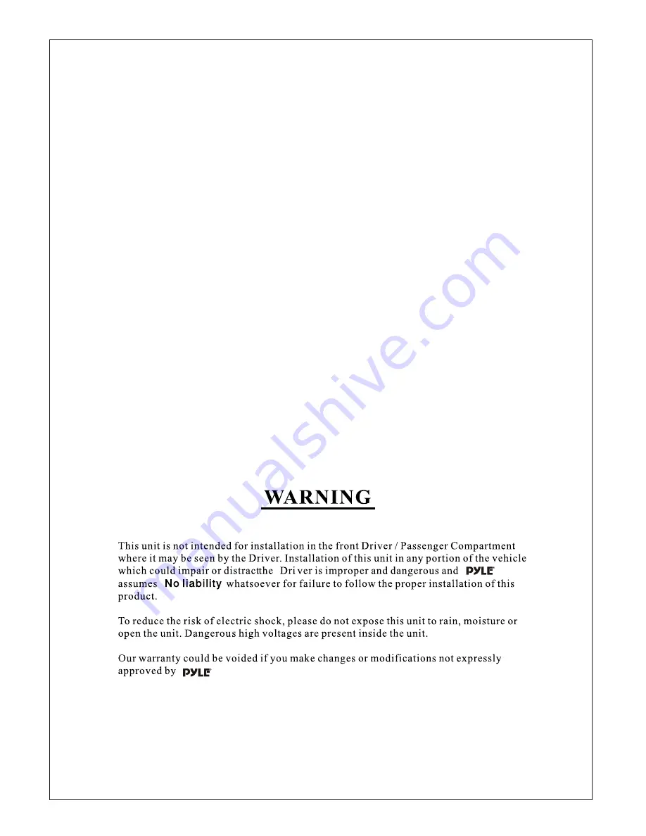 Pyle PLVW1410IR User Manual Download Page 2