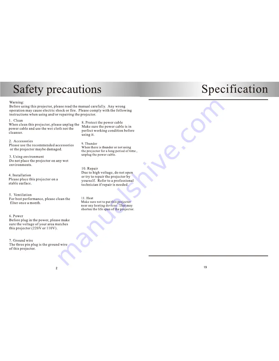 Pyle PRJLE83 User Manual Download Page 4