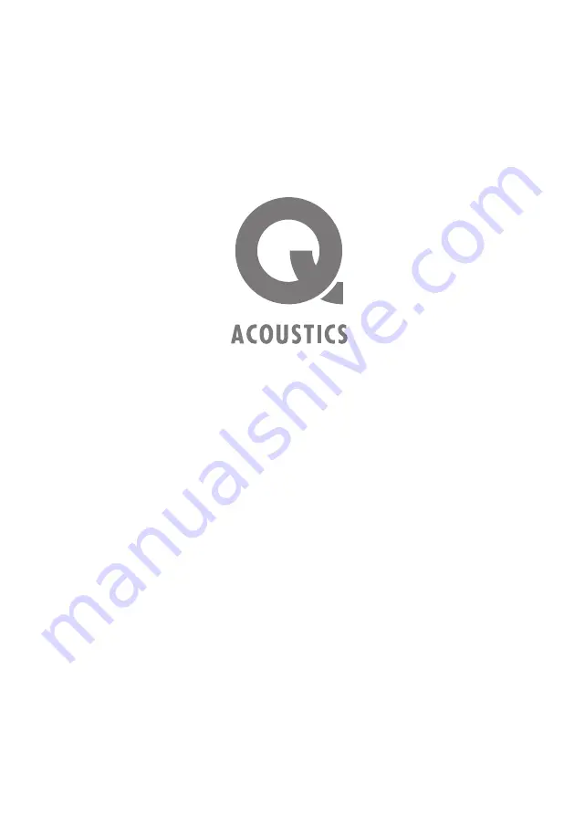 Q Acoustics M3 Owner'S Manual Download Page 1