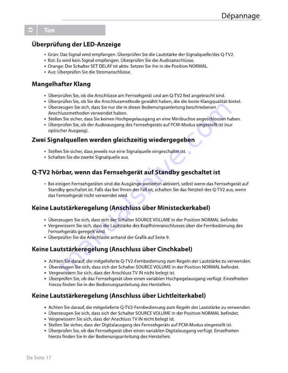 Q Acoustics Q-TV2 User Manual Download Page 100