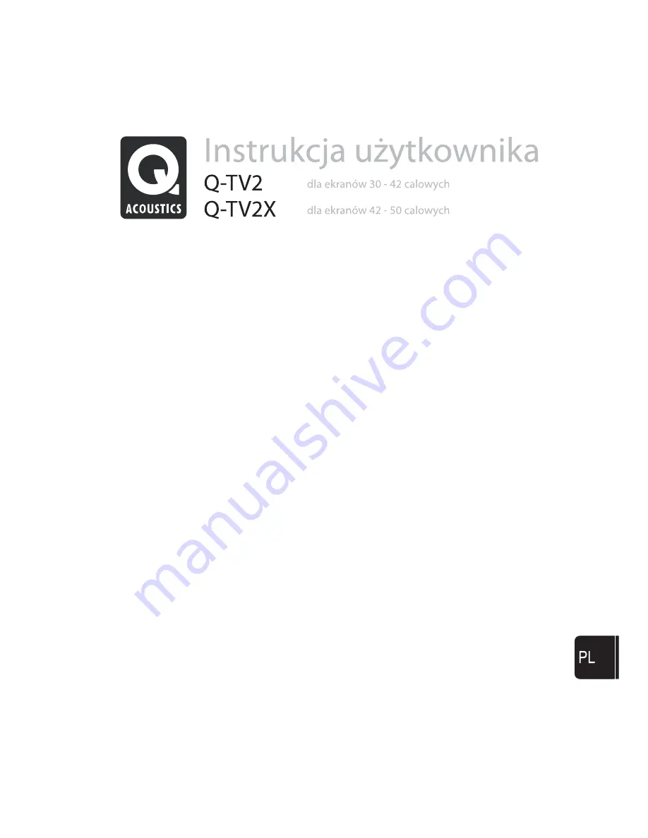 Q Acoustics Q-TV2 User Manual Download Page 183