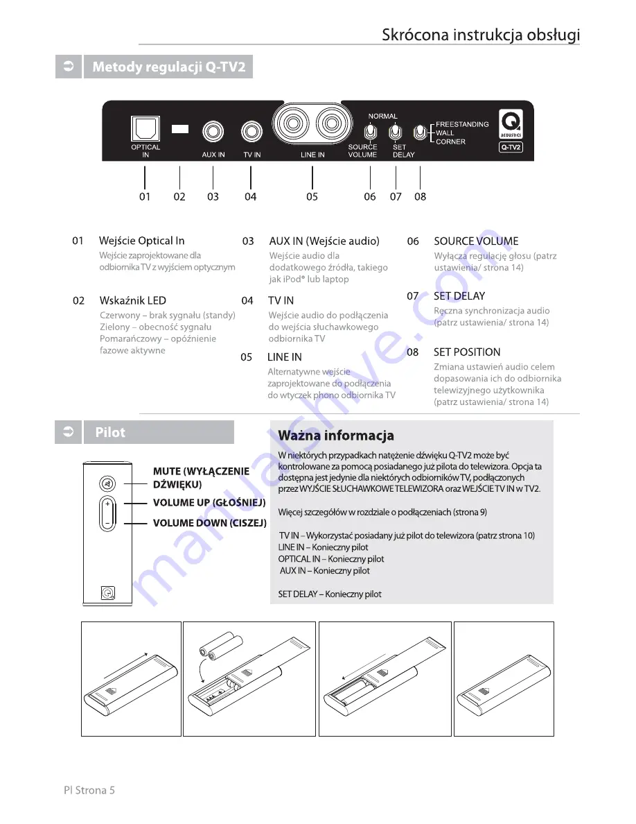 Q Acoustics Q-TV2 User Manual Download Page 188