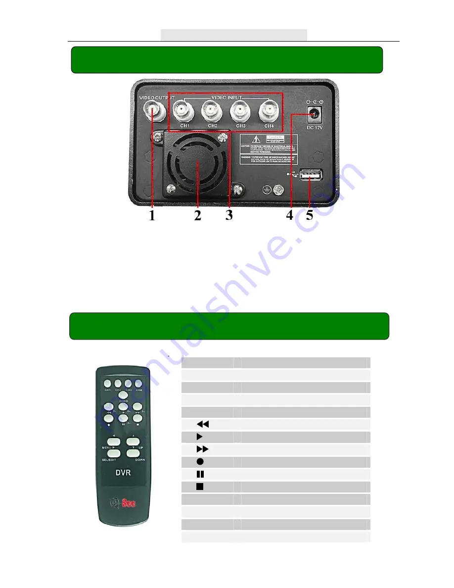 Q-See Q25DVR4ES User Manual Download Page 4