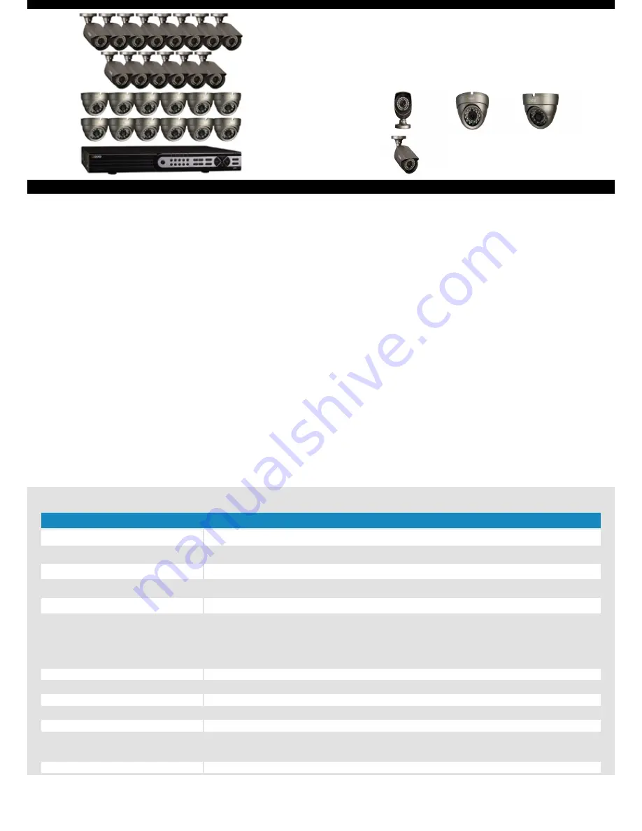 Q-See QT5132 Specifications Download Page 1