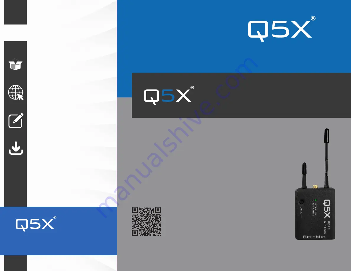 Q5X BeltMic Quick Start Manual Download Page 1