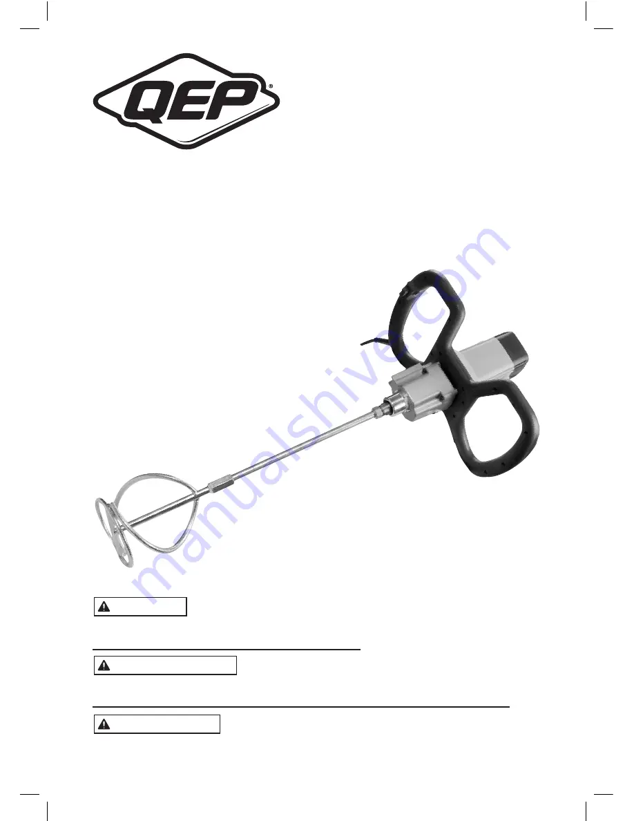 QEP 21665Q Owner'S Manual Download Page 1