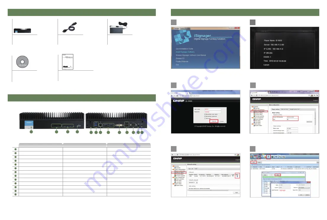 QNAP iSignager iS-1900 Quick Installation Manual Download Page 3