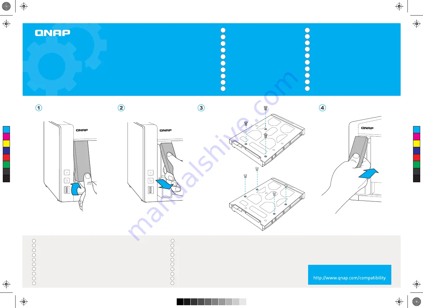 QNAP TurboNAS Quick Installation Manual Download Page 1