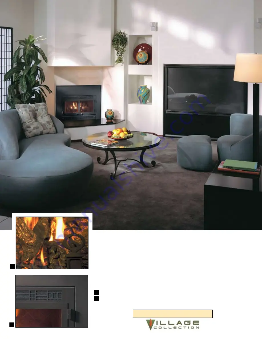 Quadra-Fire Direct Vent Gas Fireplace Insert Brochure Download Page 2