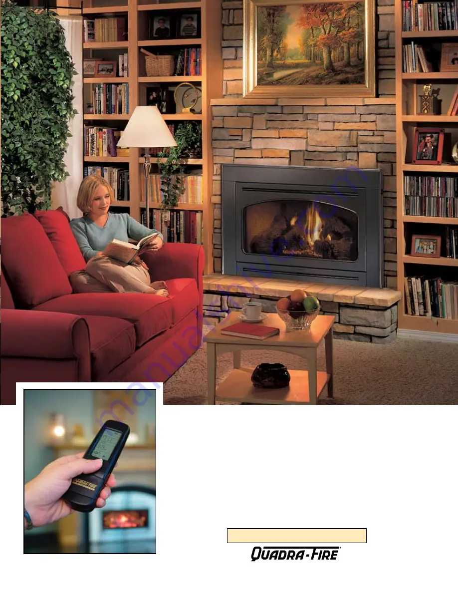 Quadra-Fire Direct Vent Gas Fireplace Insert Brochure Download Page 5