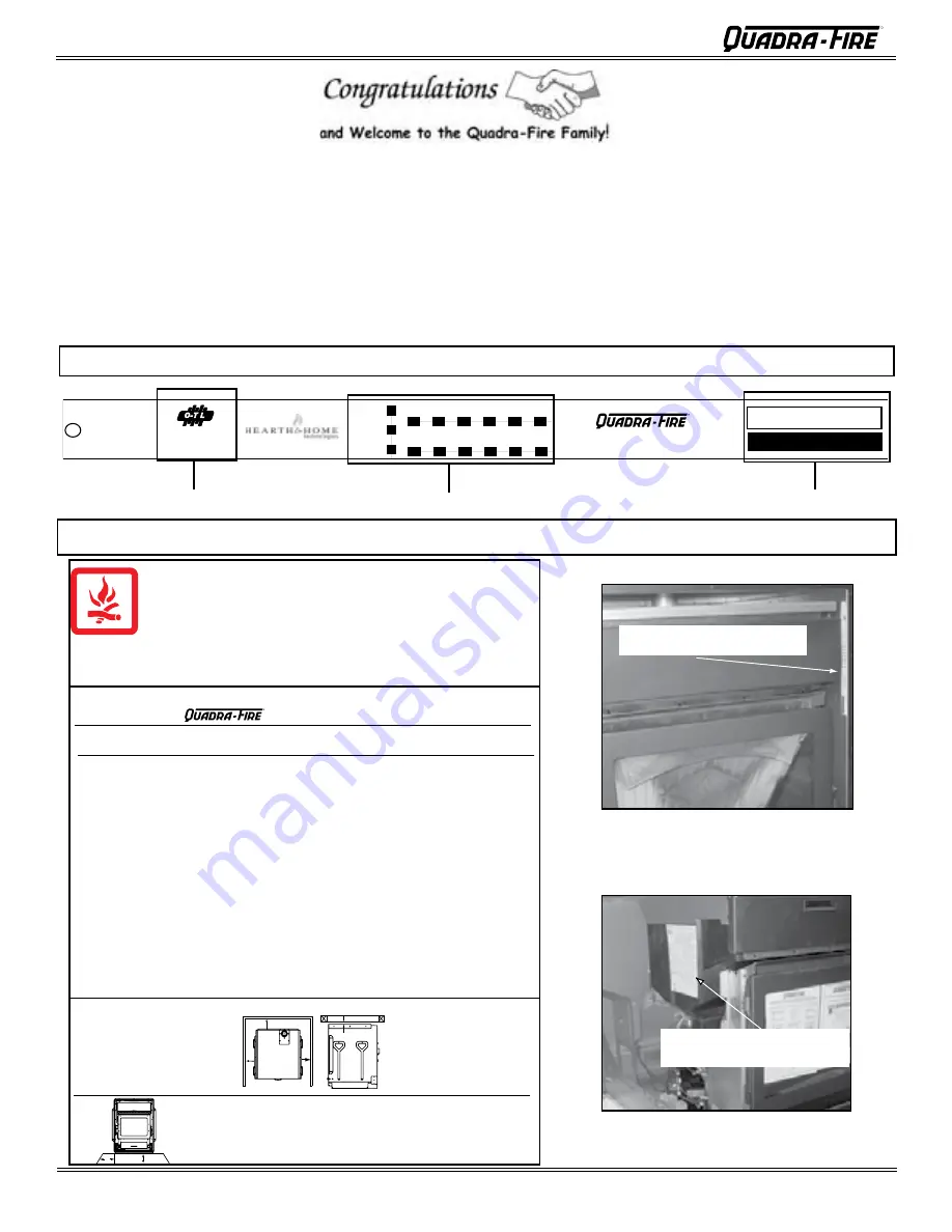 Quadra-Fire Edge60 Owner'S Manual Download Page 2