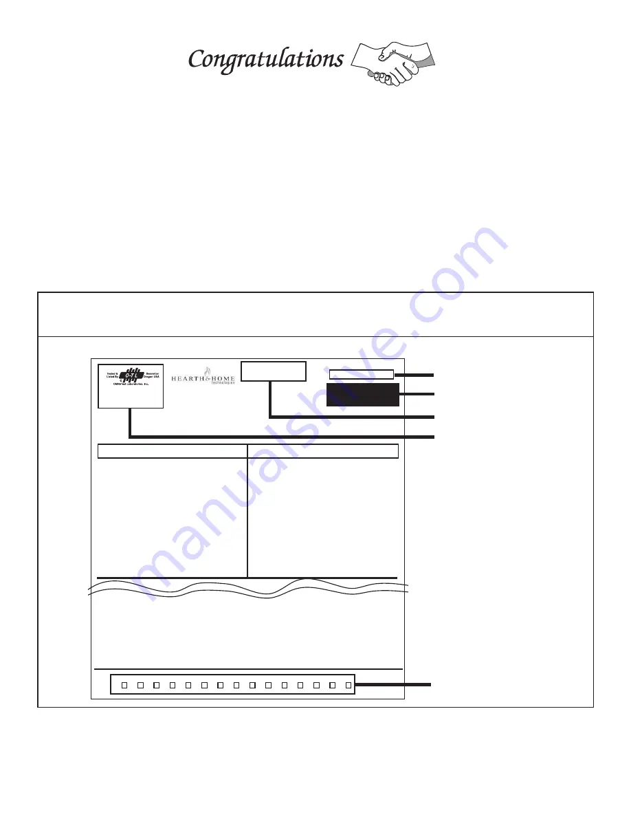 Quadra-Fire HUDBAY-FS Owner'S Manual Download Page 2