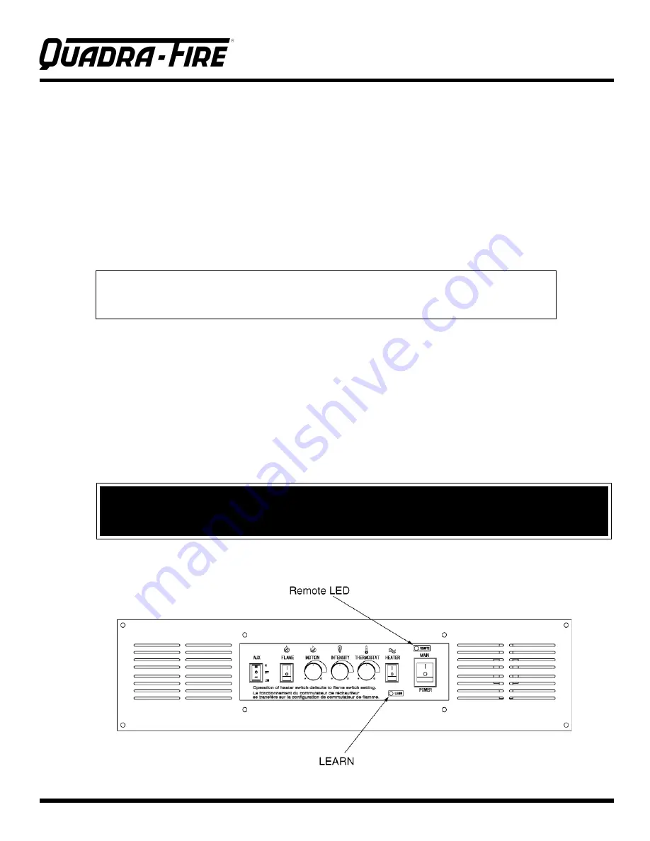 Quadra-Fire QV32E (120V) Скачать руководство пользователя страница 14