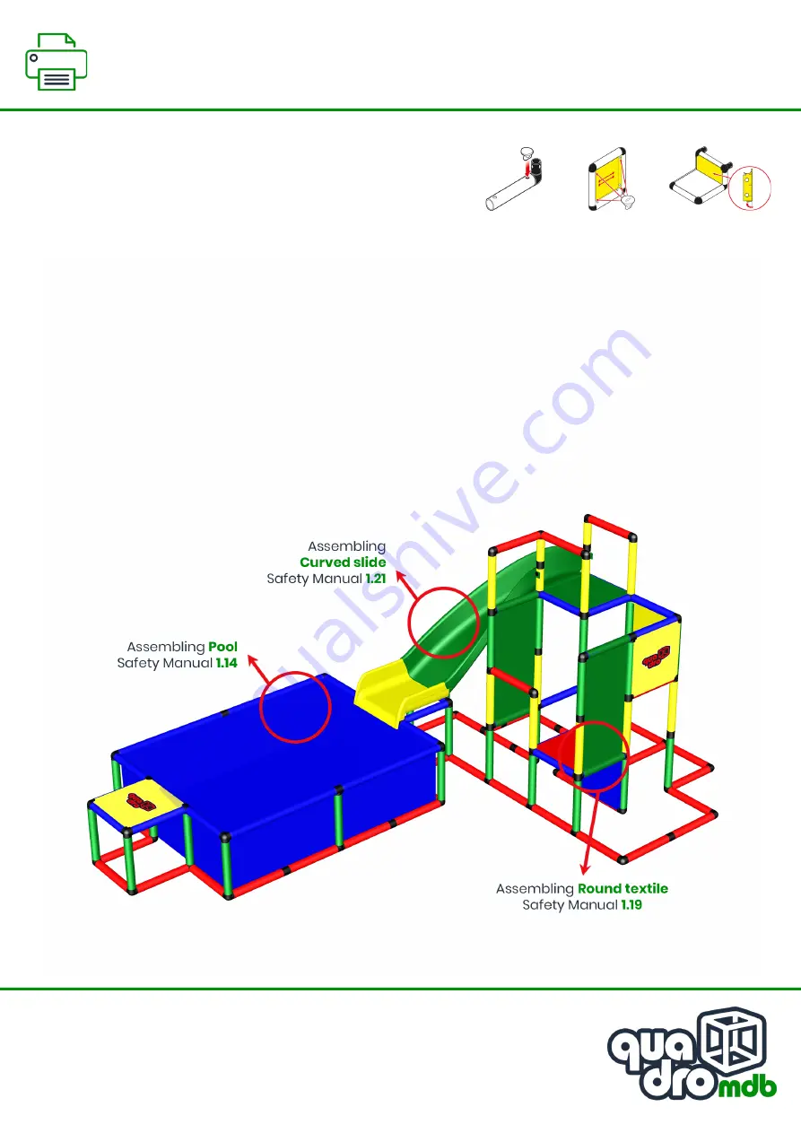 Quadro mdb C0025 Construction Manual Download Page 2