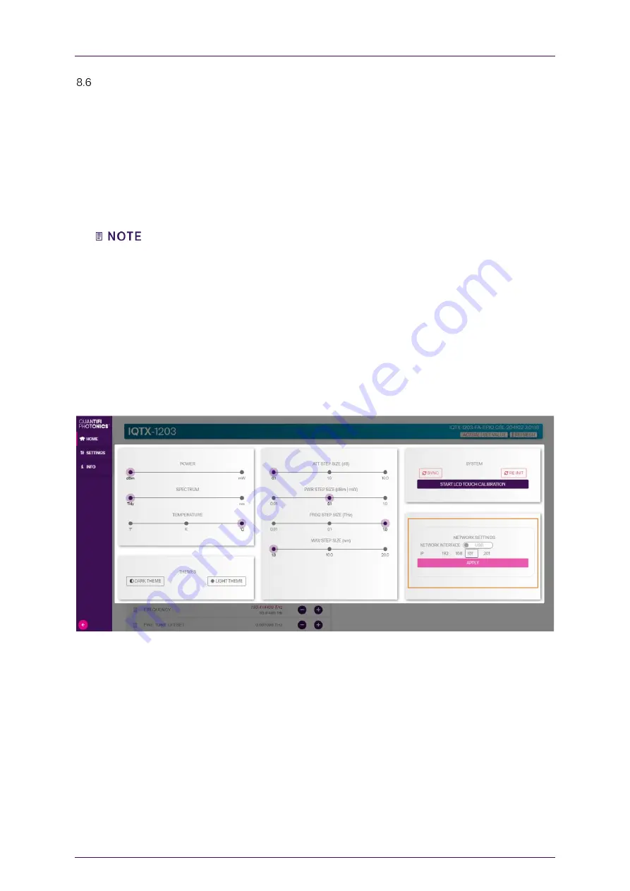 Quantifi Photonics IQTX 1100 Series User Manual Download Page 27