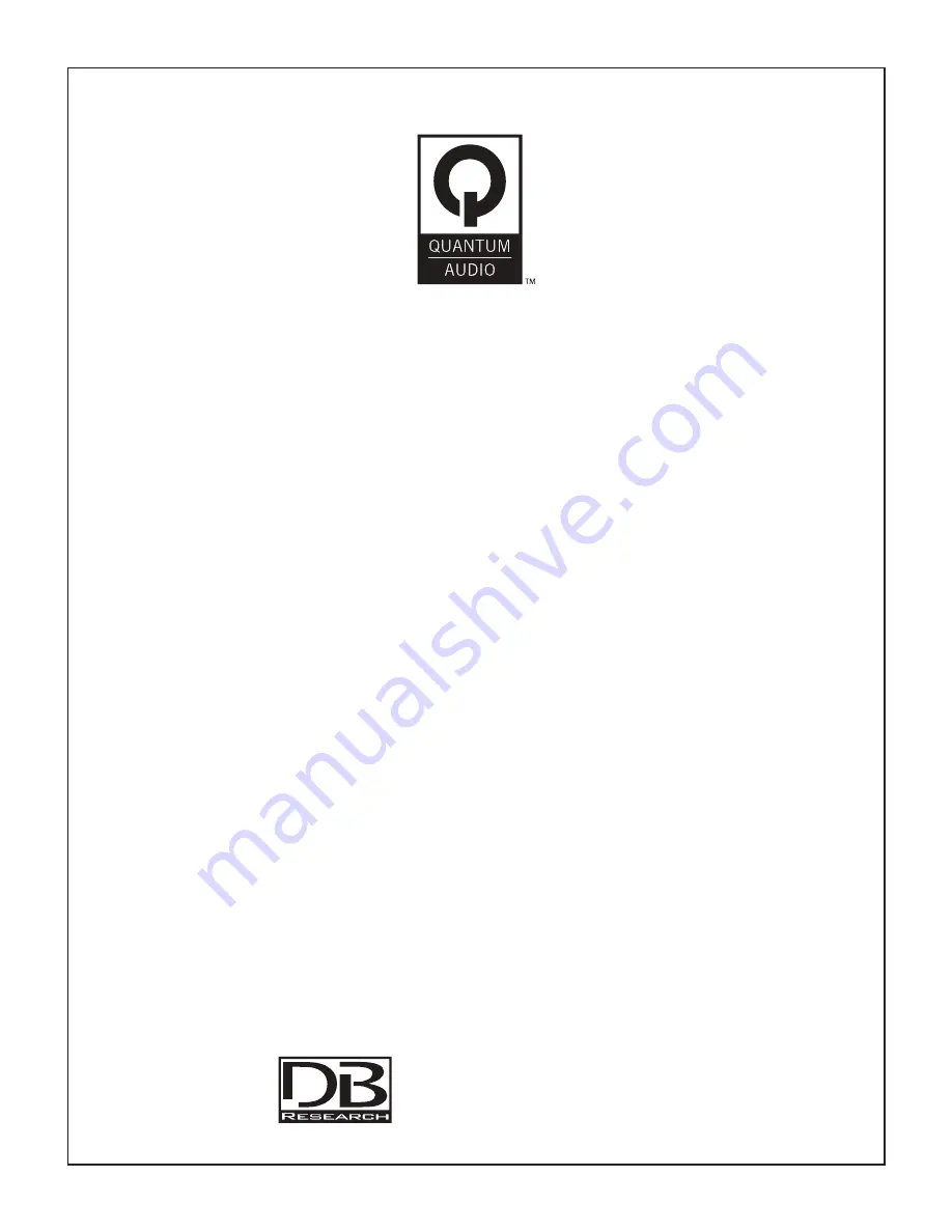 Quantum Audio QDJ210T Instruction Manual Download Page 6