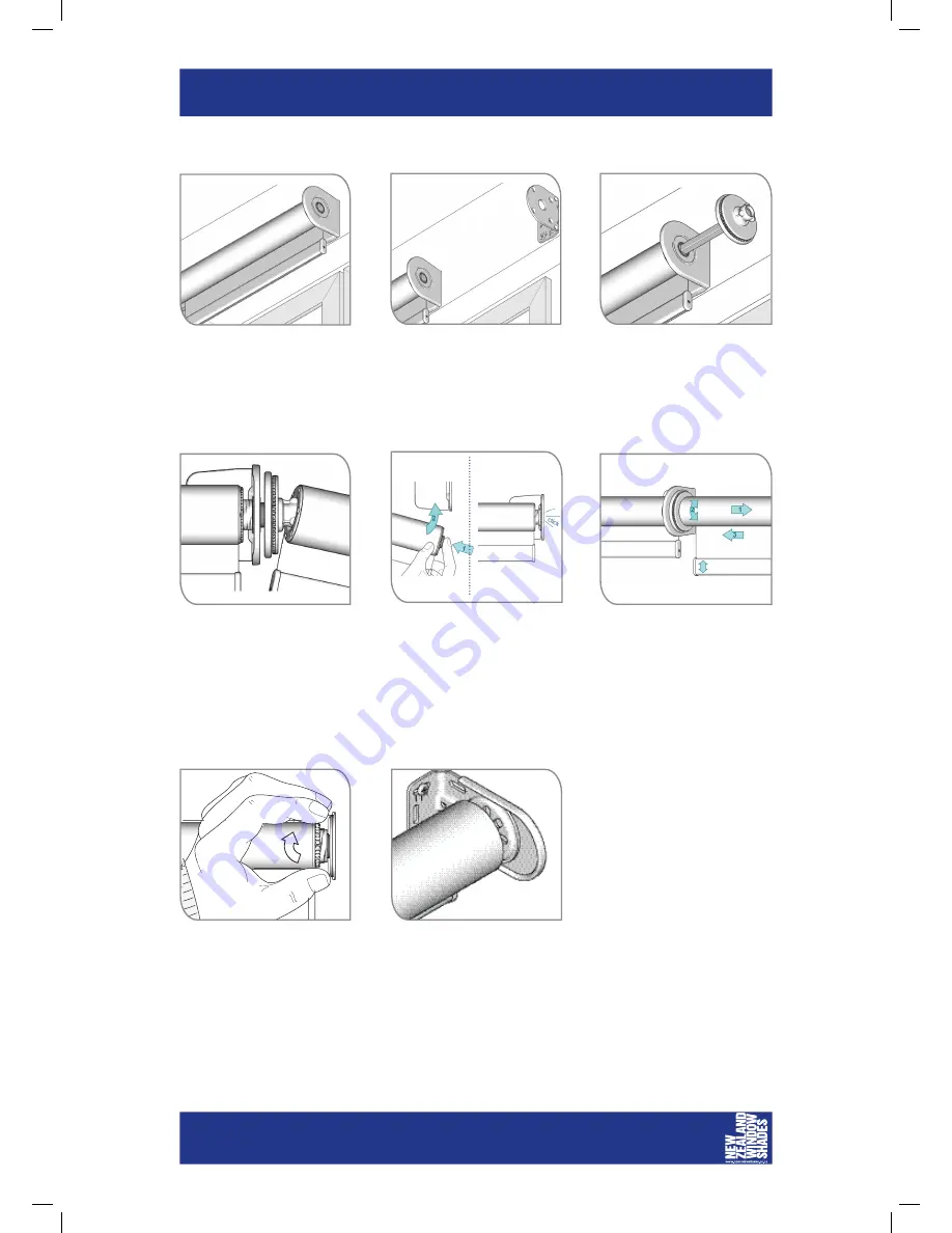 Quantum ROLLERSHADE HARDWARE SYSTEM Installation Manual Download Page 5