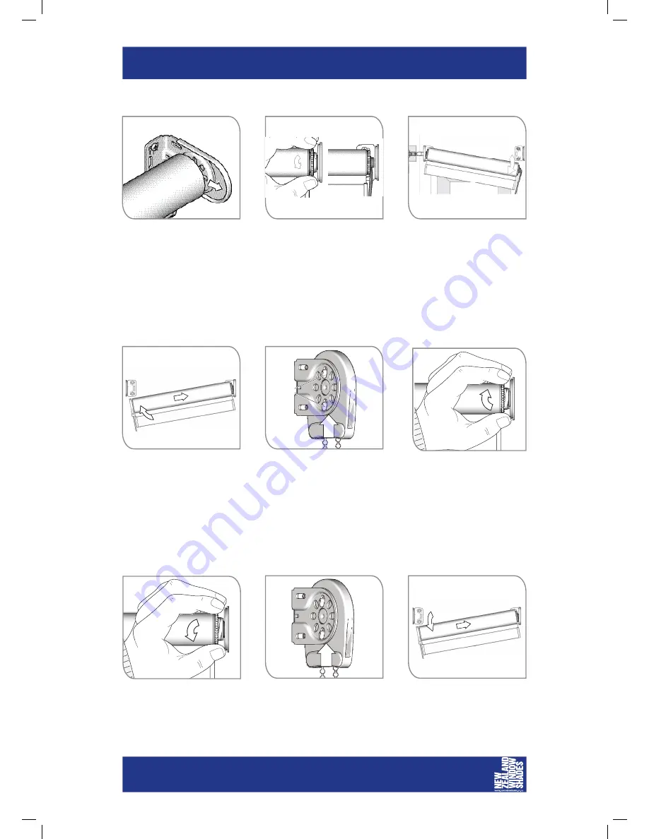 Quantum ROLLERSHADE HARDWARE SYSTEM Installation Manual Download Page 6