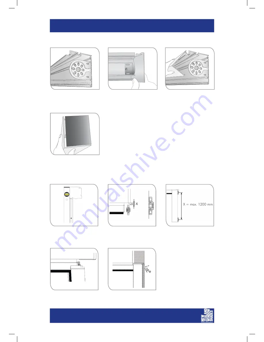 Quantum ROLLERSHADE HARDWARE SYSTEM Installation Manual Download Page 7