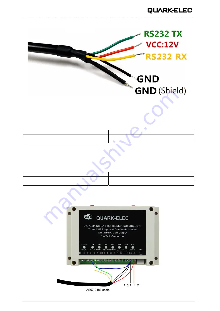 Quark-Elec QK-AS07-0183 Manual Download Page 5