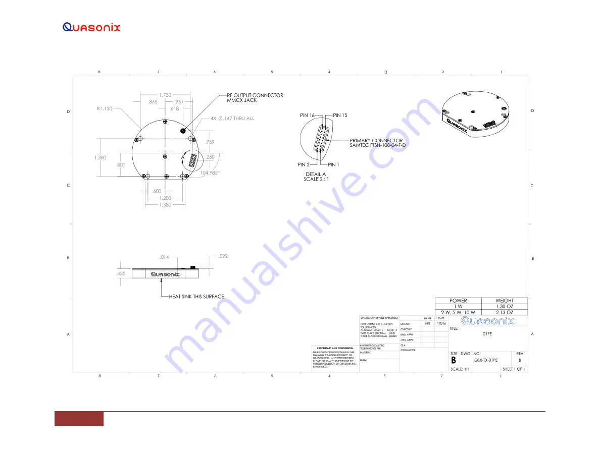 Quasonix nanoTX Installation And Operation Manual Download Page 32