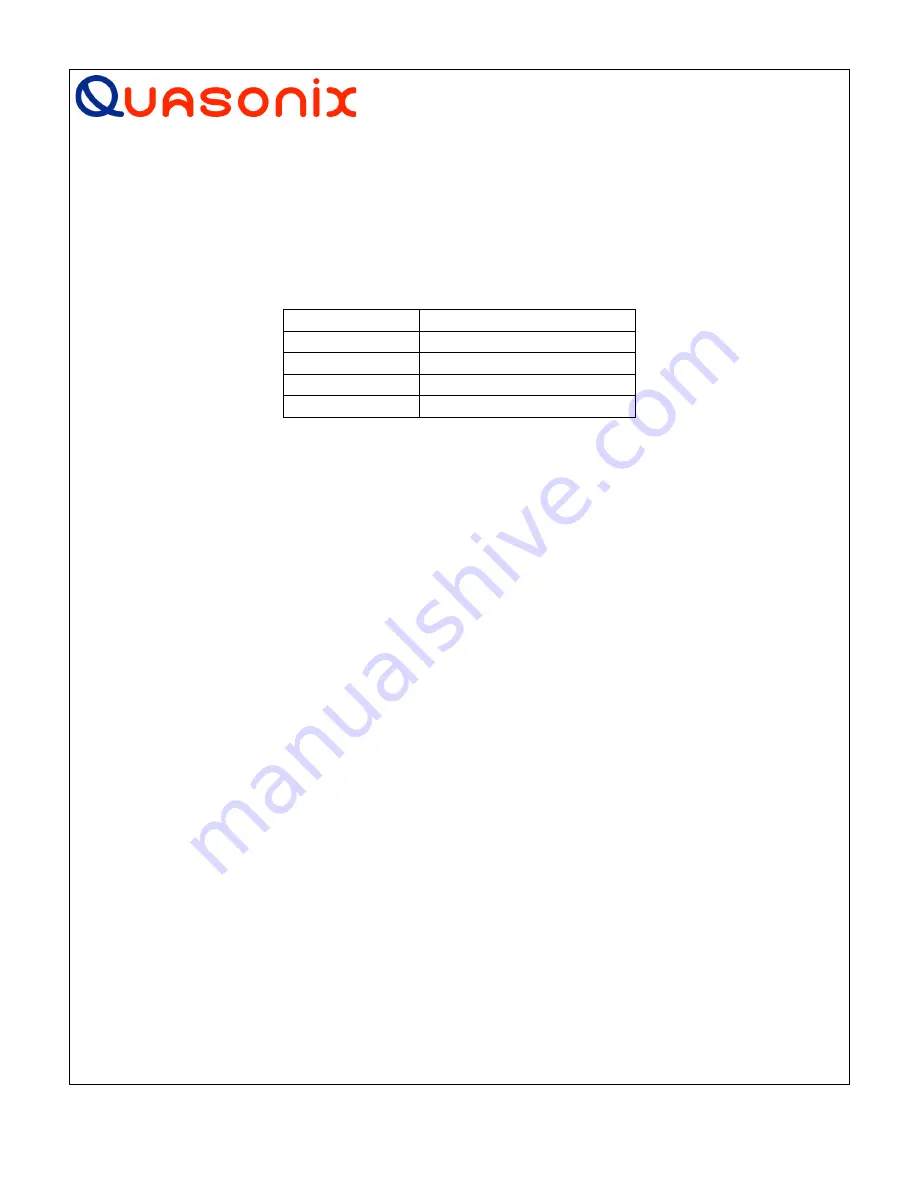 Quasonix QSX-RDMS Series Installation And Operation Manual Download Page 10