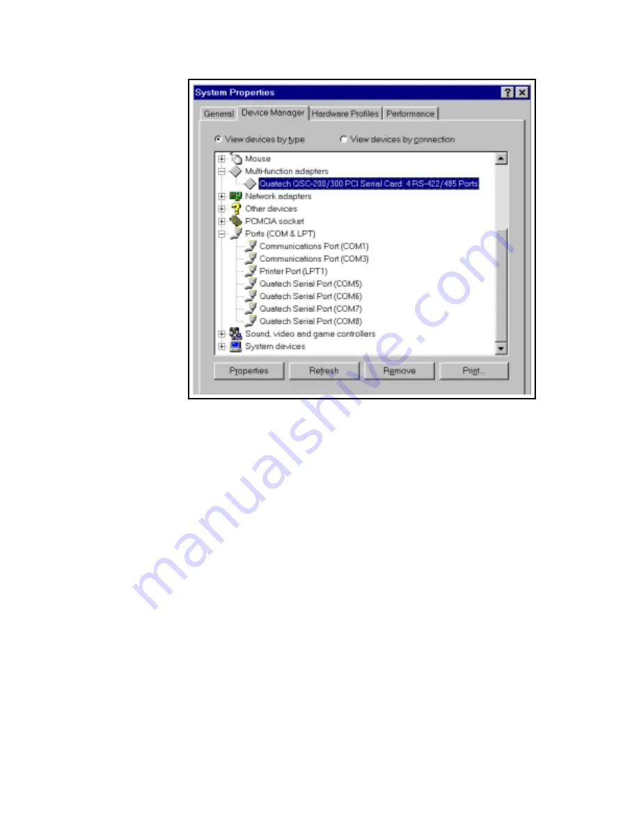 Quatech QSC(LP)-100 User Manual Download Page 20