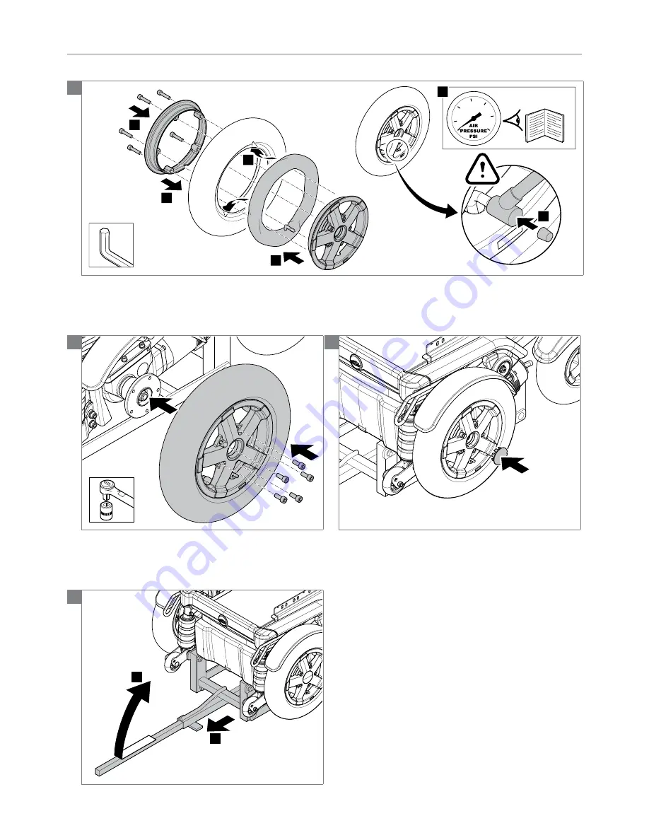 Quickie puma 20 Technical Manual Download Page 123