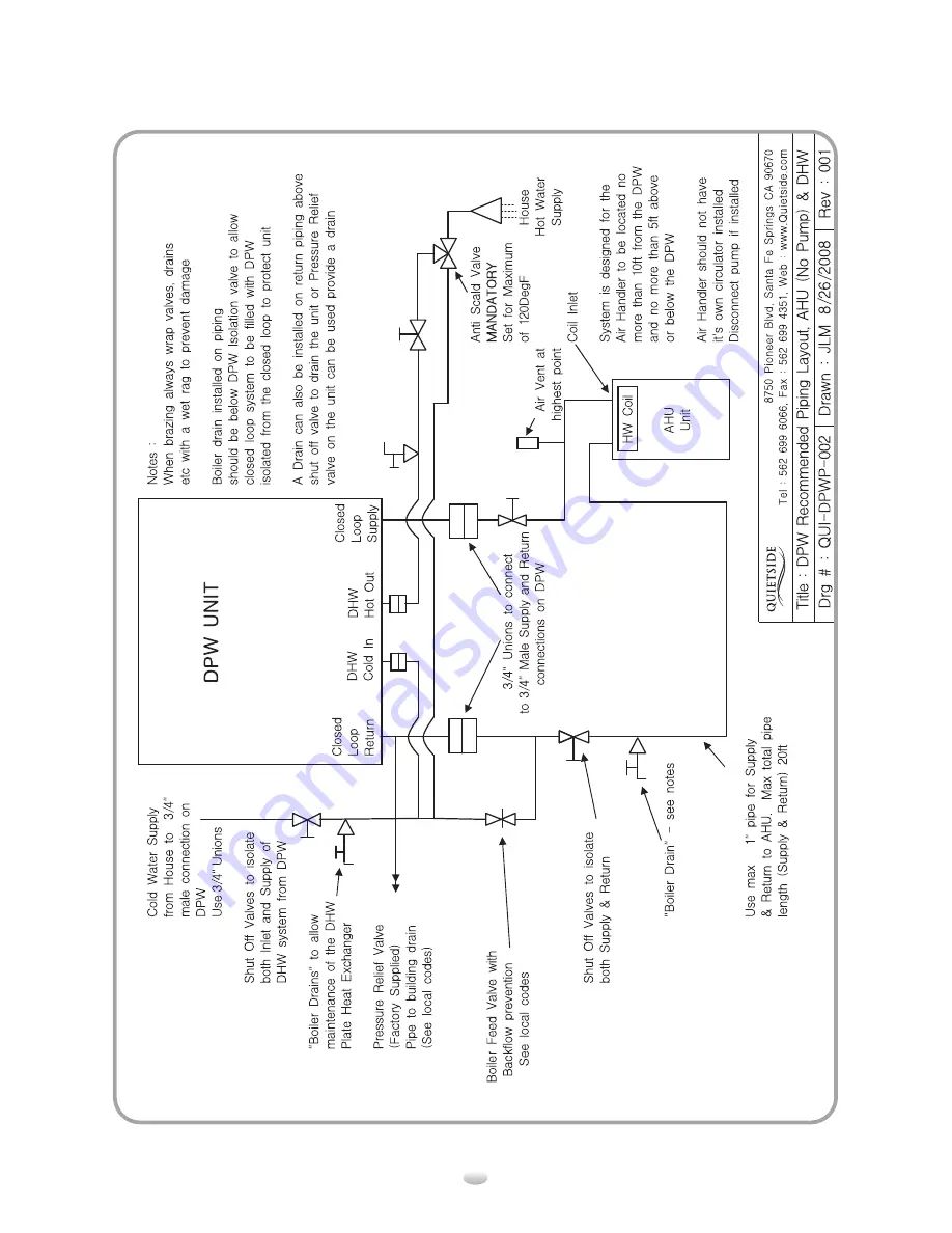 Quietside DPW-199C User Manual Download Page 74