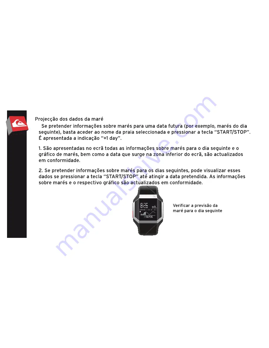 Quiksilver ADDICTIV Tide Watch System Instruction Manual Download Page 188