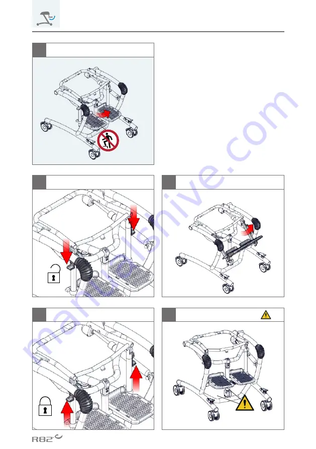 R82 High-low bath frame User Manual Download Page 8