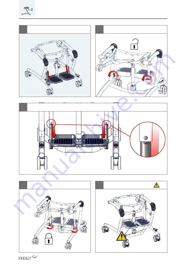 R82 High-low bath frame User Manual Download Page 10