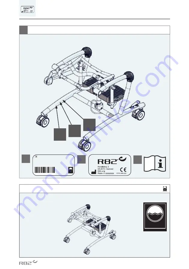 R82 High-low bath frame User Manual Download Page 16