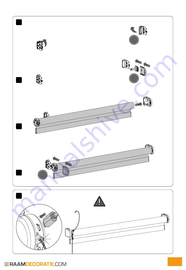 RAAMDECORATIE MOTION CM-03 Manual Download Page 12