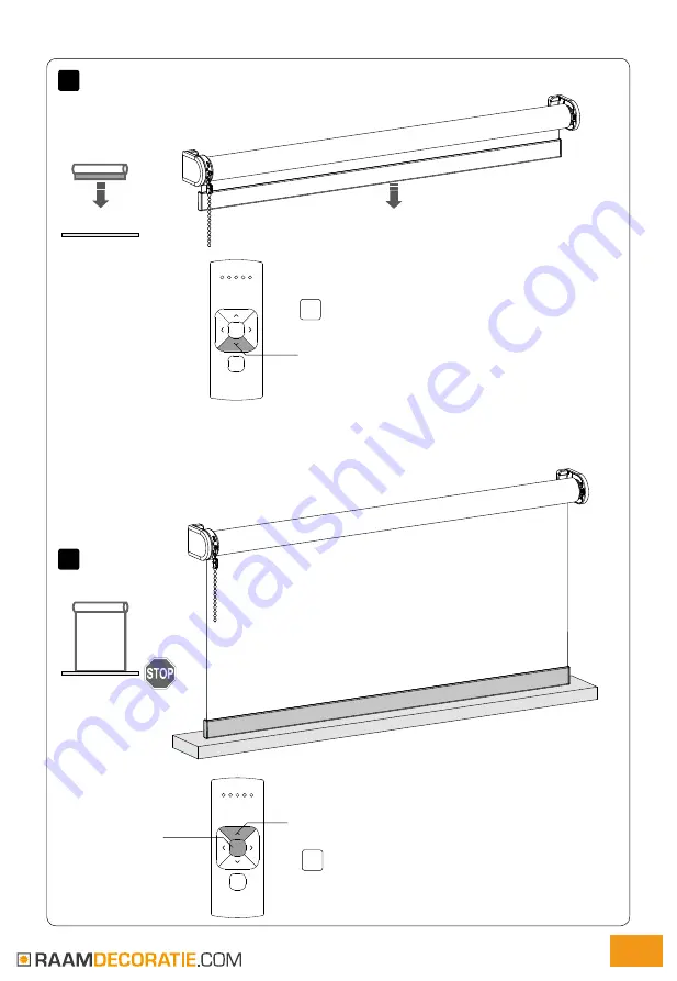 RAAMDECORATIE MOTION CM-03 Manual Download Page 14