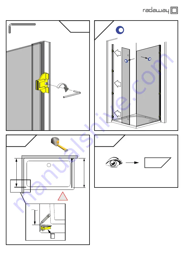 Radaway Fuenta New KDJ Assembly Instruction Manual Download Page 9