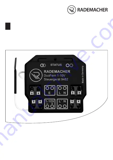 RADEMACHER 3500 12 62 Instruction Manual Download Page 1