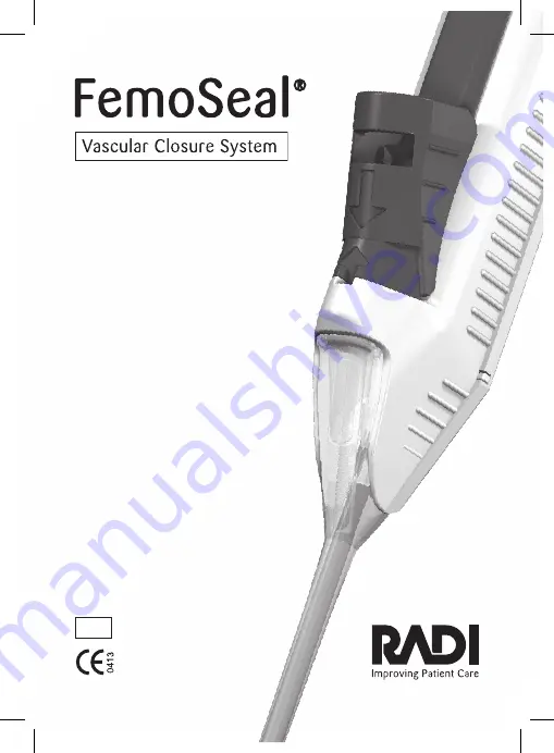 Radi FemoSeal 11202 Manual Download Page 1