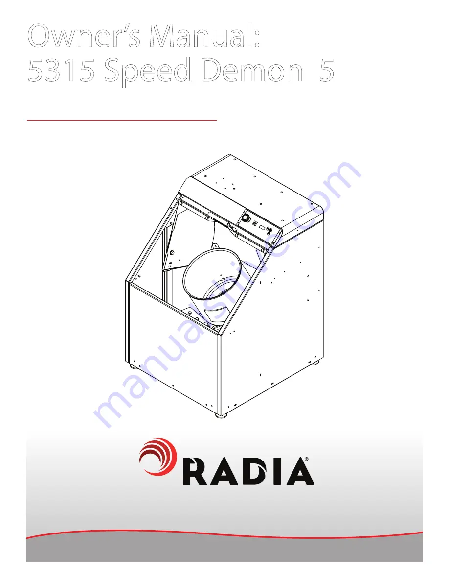 Radia 0-5315-PB Owner'S Manual Download Page 1