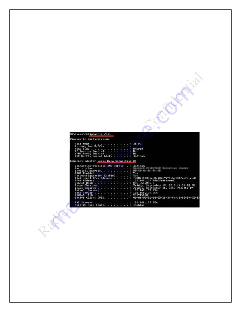 Radicom Research RW8300E Designer'S Manual Download Page 22