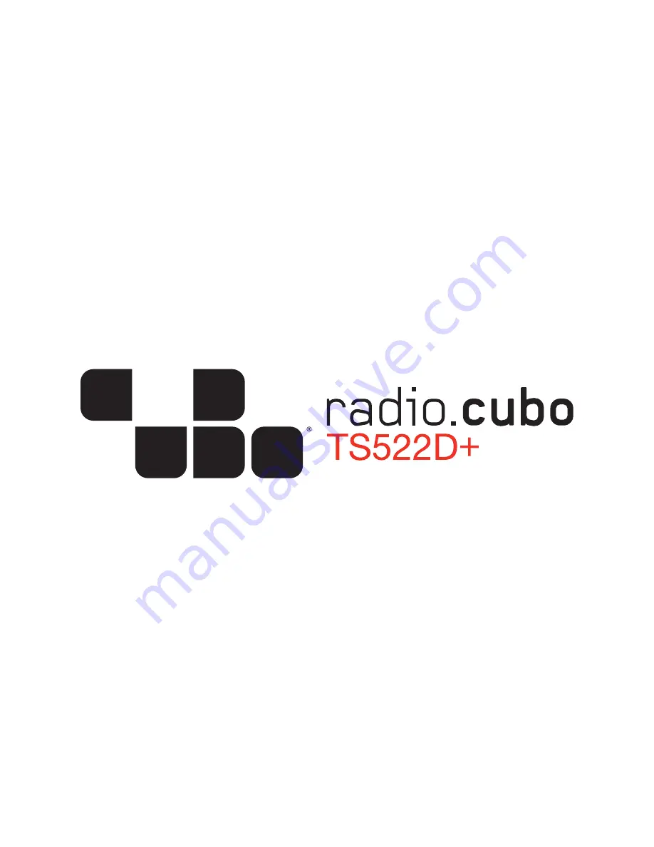 RADIO.CUBO TS522D+ Скачать руководство пользователя страница 1