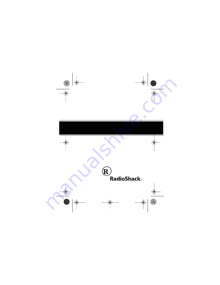 Radio Shack 49-421A Owner'S Manual Download Page 1