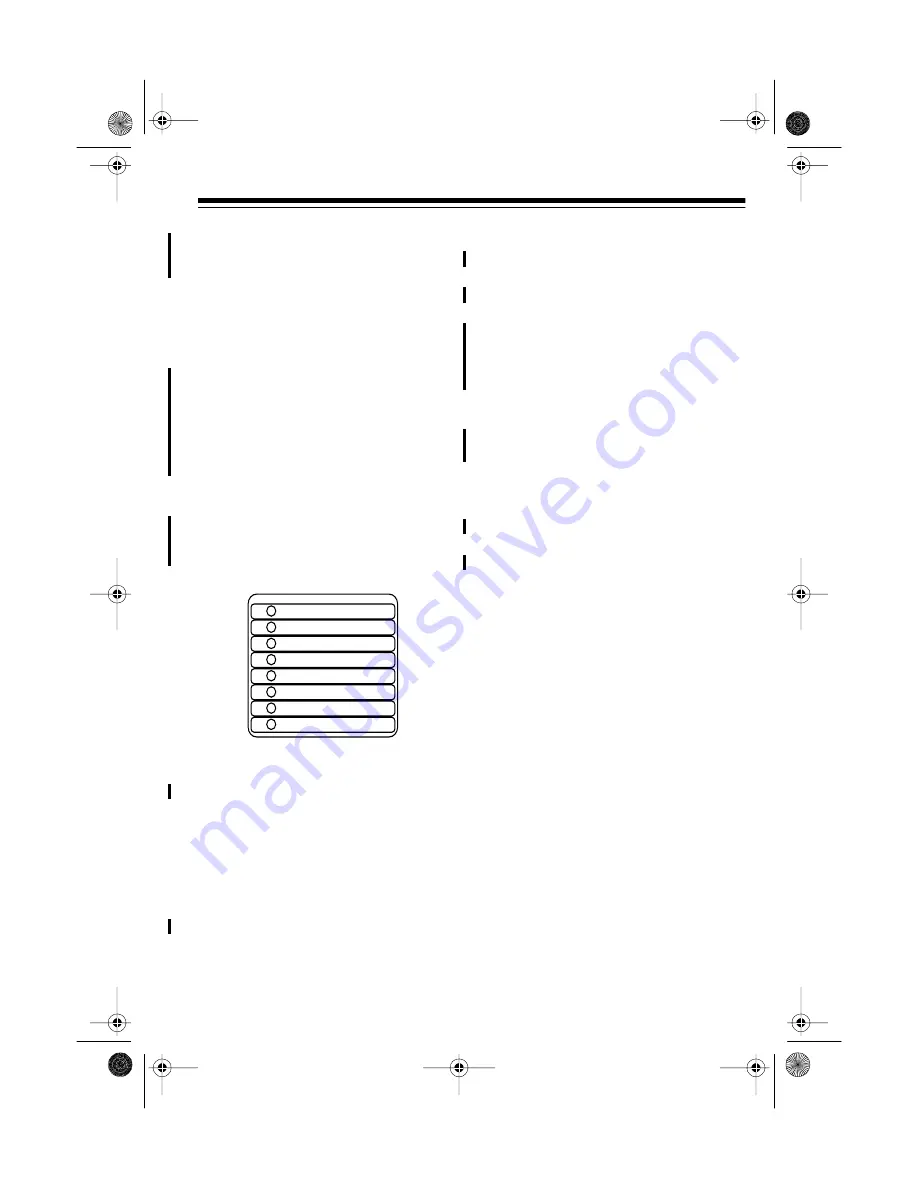 Radio Shack CENTRAL 49-2570 Owner'S Manual Download Page 25