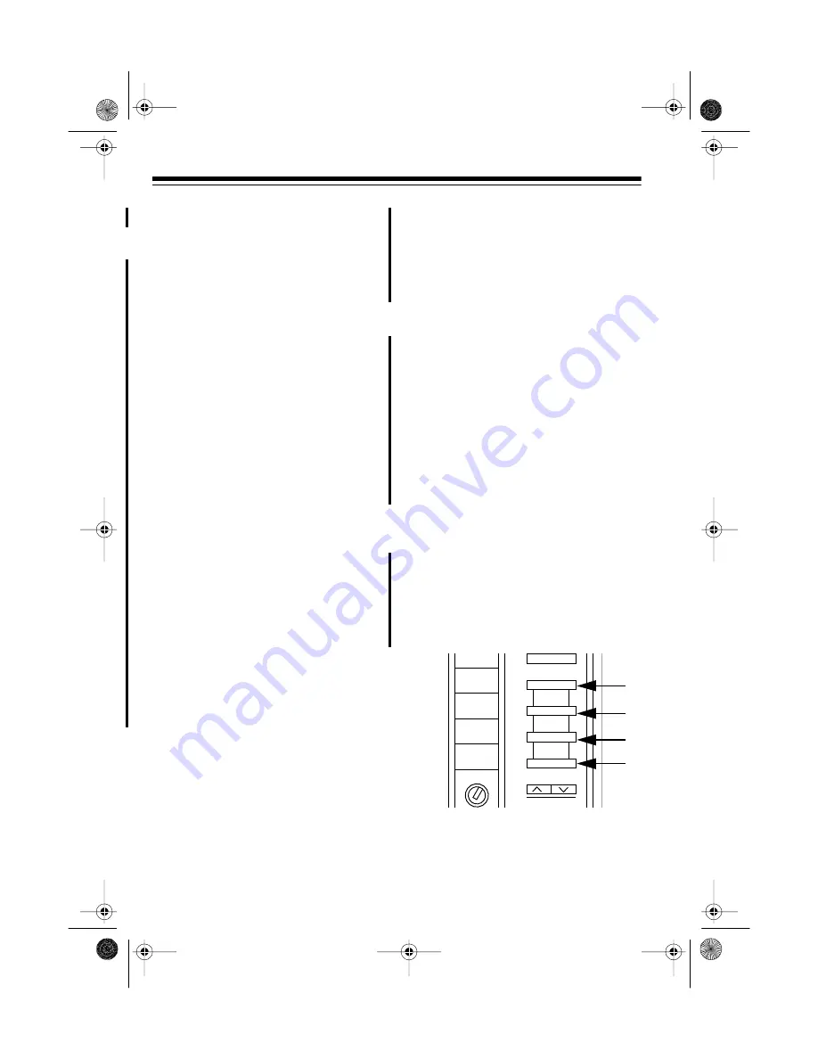 Radio Shack CENTRAL 49-2570 Owner'S Manual Download Page 26