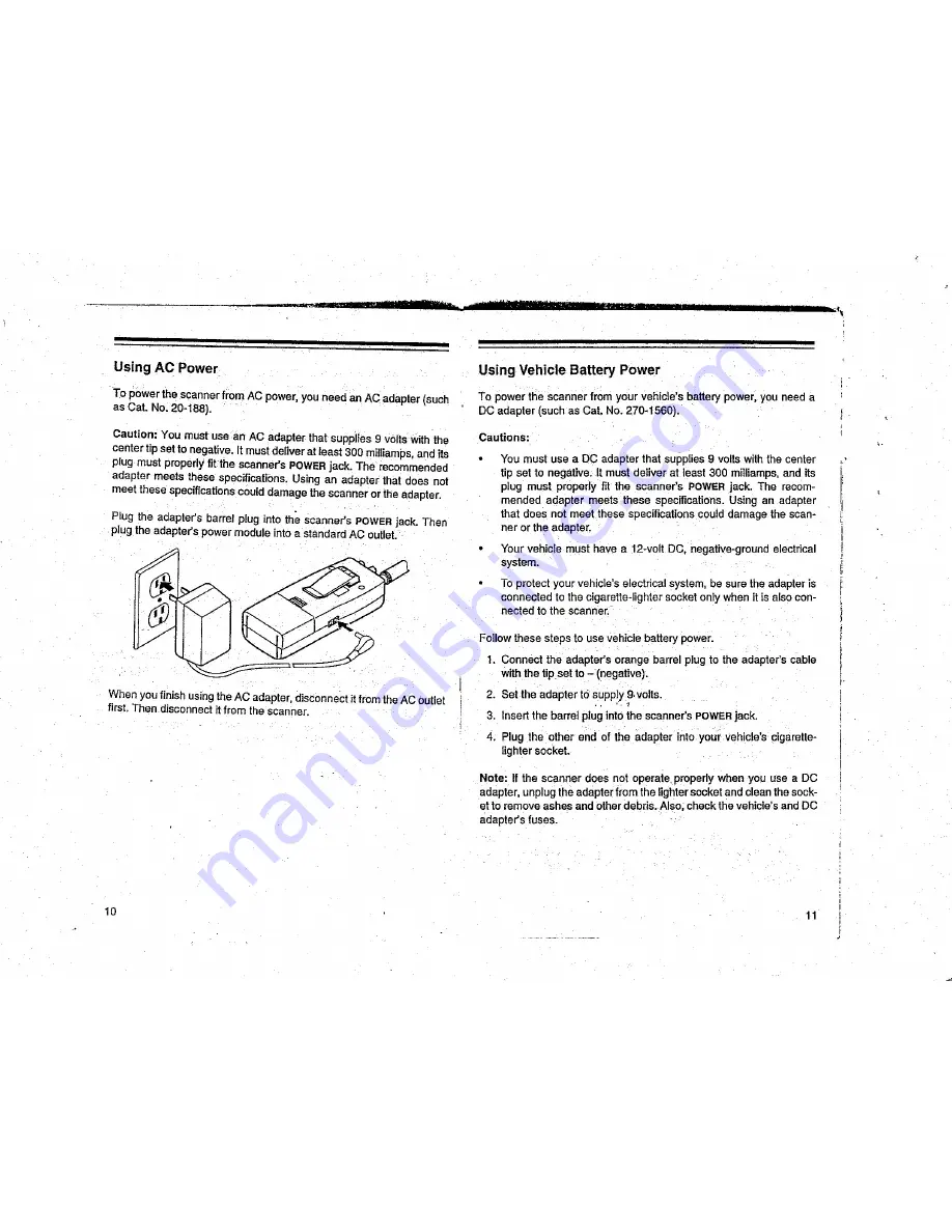 Radio Shack PRO-26 Owner'S Manual Download Page 6