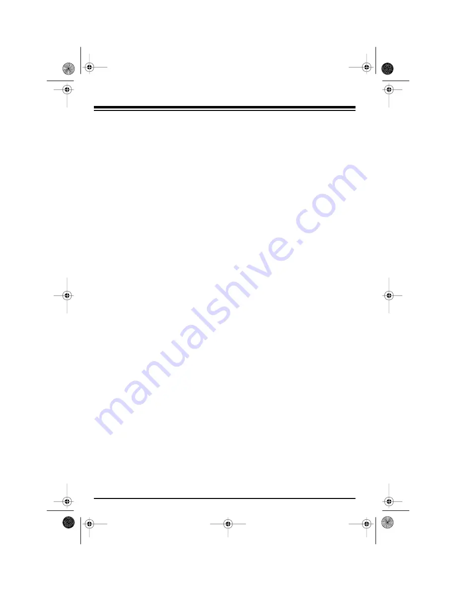 Radio Shack RS-3000 Owner'S Manual Download Page 2